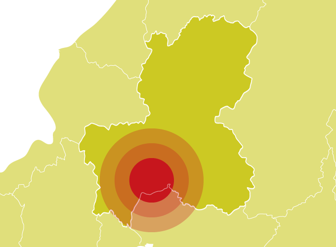 岐阜県エリアマップ